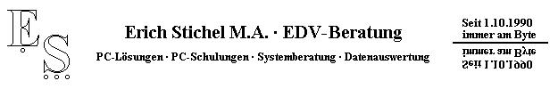 Logo von Erich Stichel M.A., EDV-Beratung